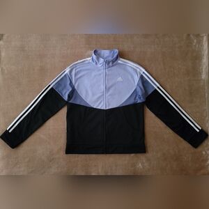Adidas Girl Colorblock Violet Tone Jacket Size 16